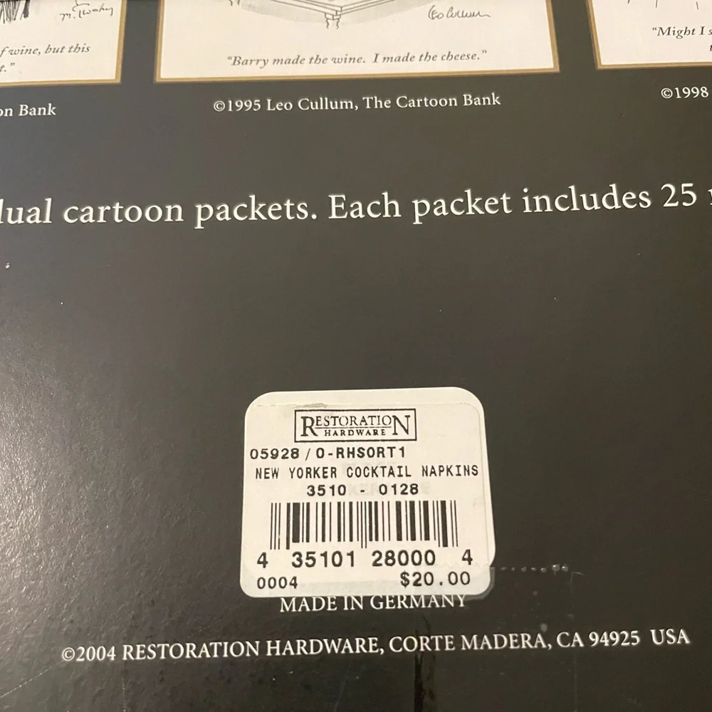 MCM- Style Cocktail Napkins